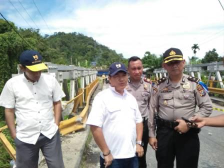 Kementerian PU Tinjau Jembatan Merangin Kuok, Kampar
